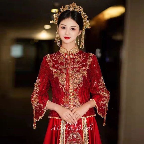 Xiuhe Cheongsam Dress for Sale - Picture 5 of 5